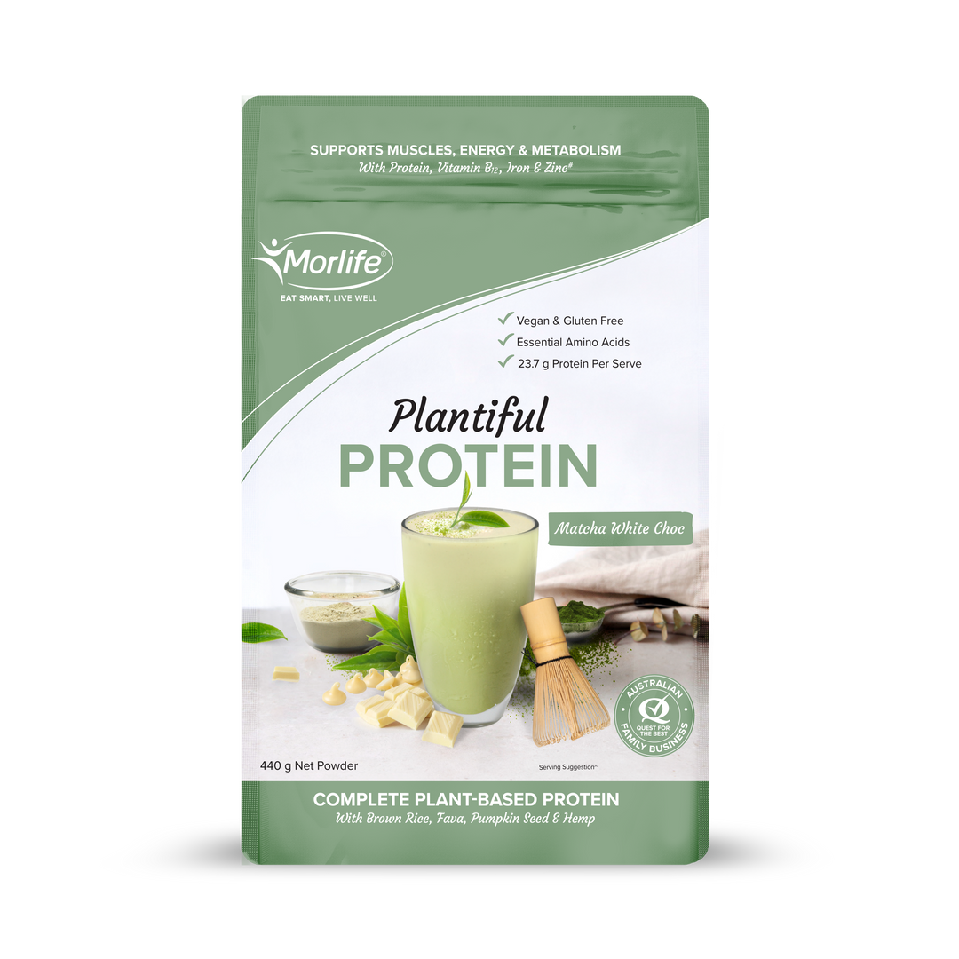 Morlife Plantiful Protein Matcha White Choc