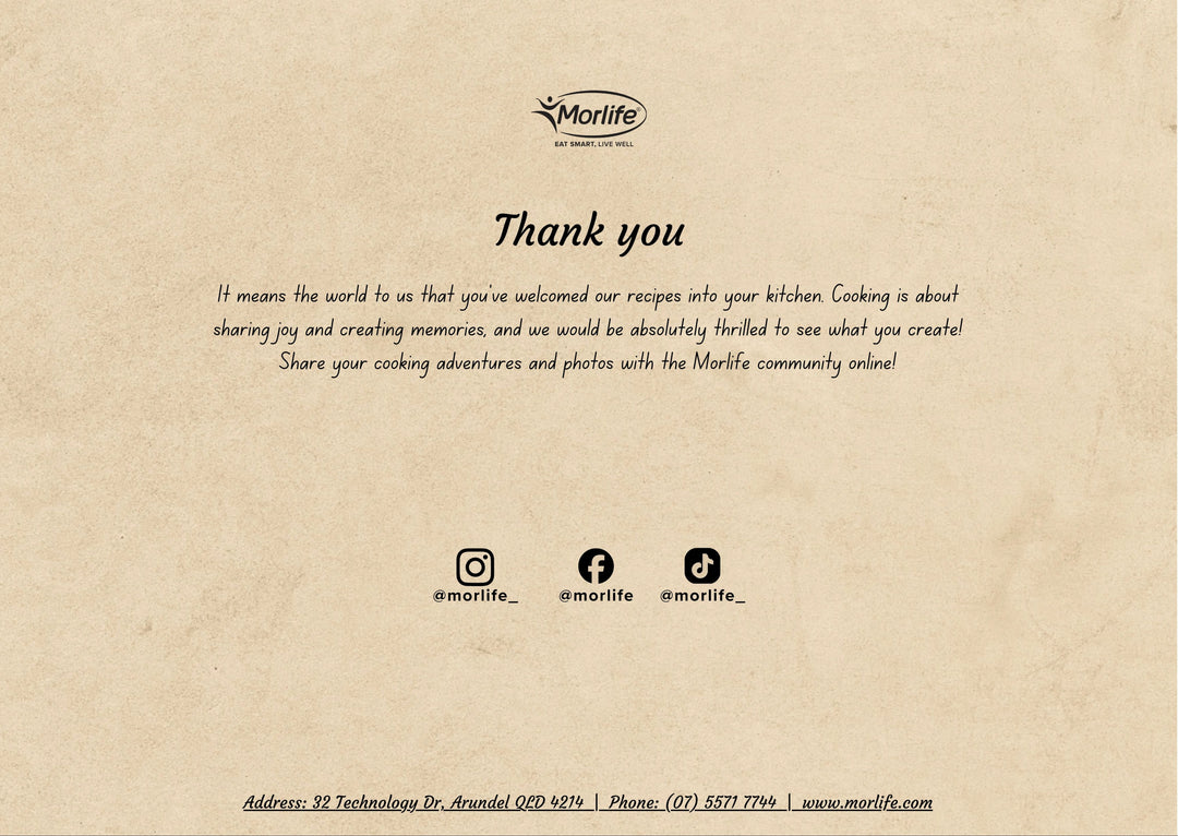 Morlife Plantiful Protein Recipe eBook