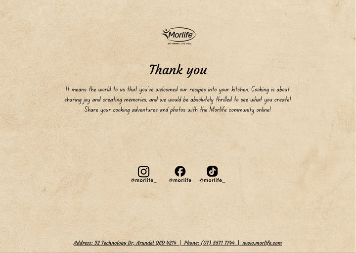 Morlife Plantiful Protein Recipe eBook