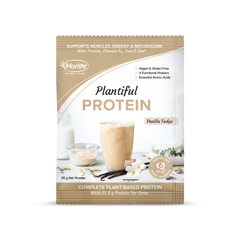 Morlife Plantiful Protein Vanilla Fudge