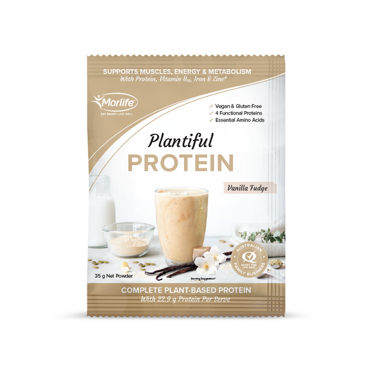 Morlife Plantiful Protein Vanilla Fudge