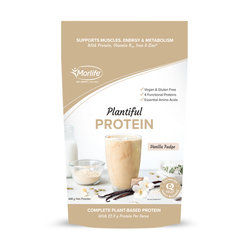 Morlife Plantiful Protein Vanilla Fudge
