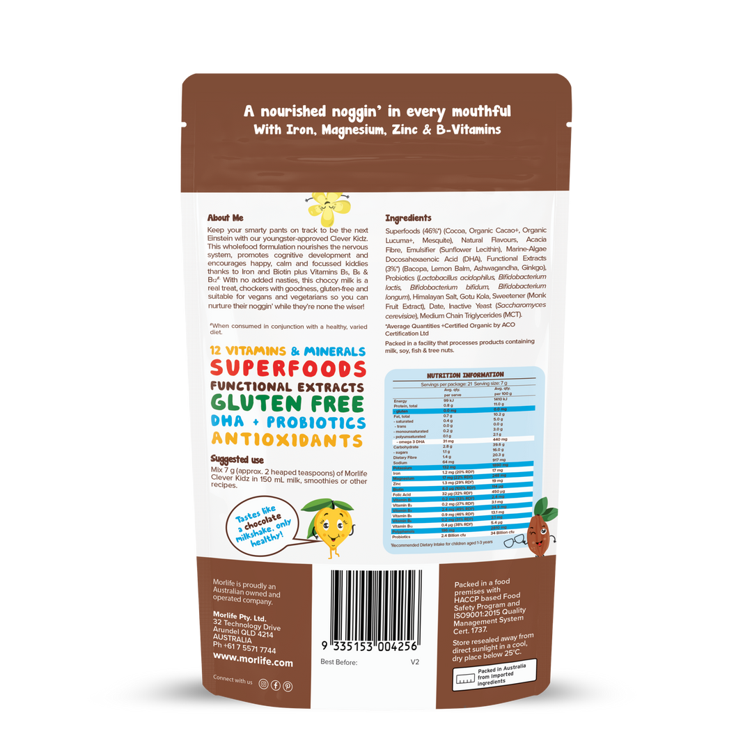 Morlife Super Kidz Bundle Clever Kidz 150g