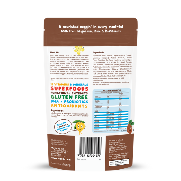 Morlife Super Kidz Bundle Clever Kidz 150g