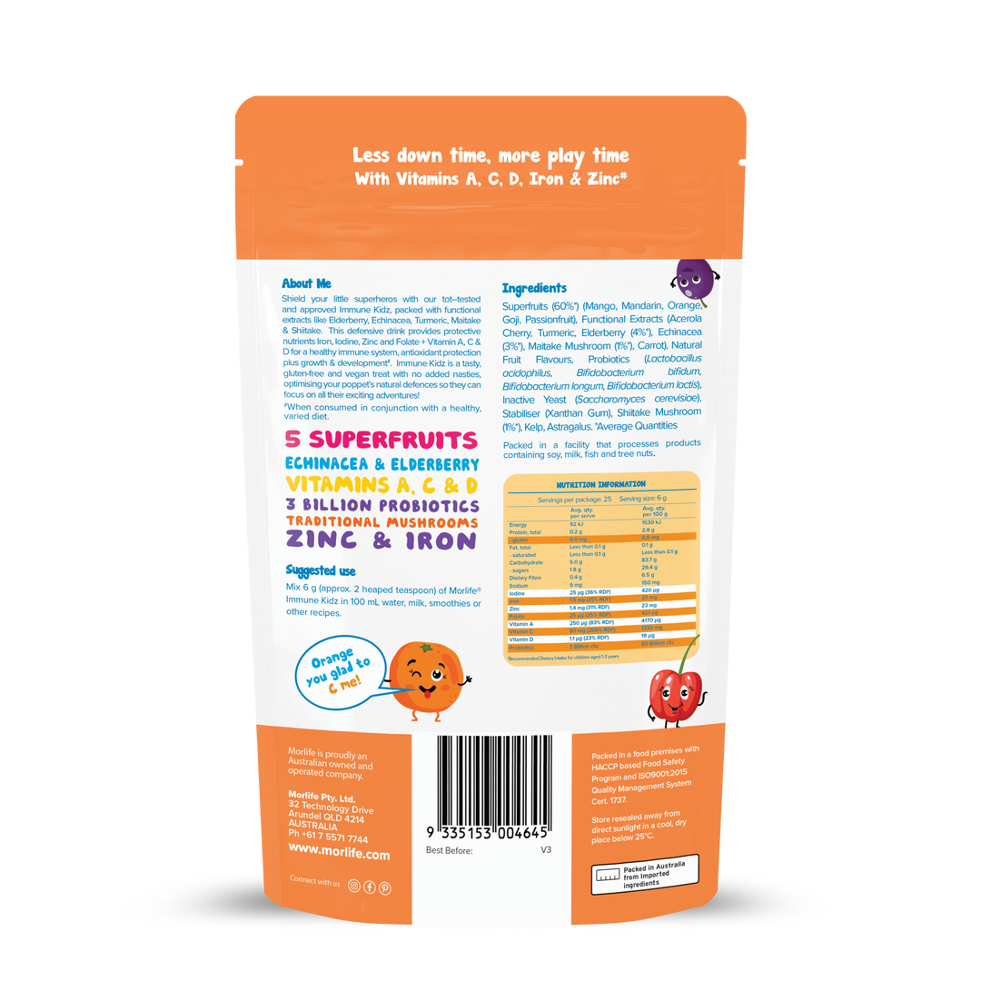 Morlife Super Kidz Bundle Immune Kidz 150g