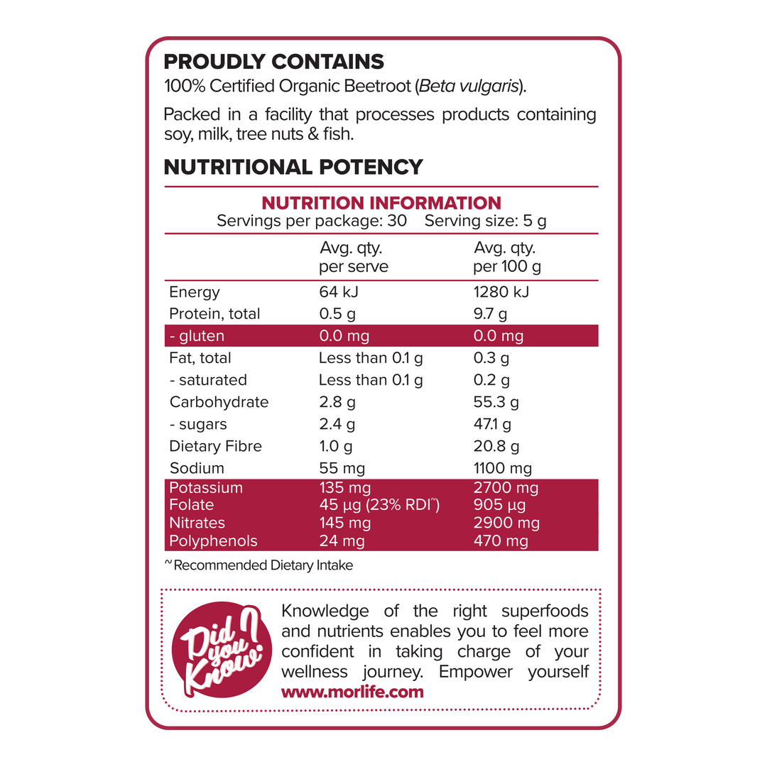 Beetroot Powder Certified Organic