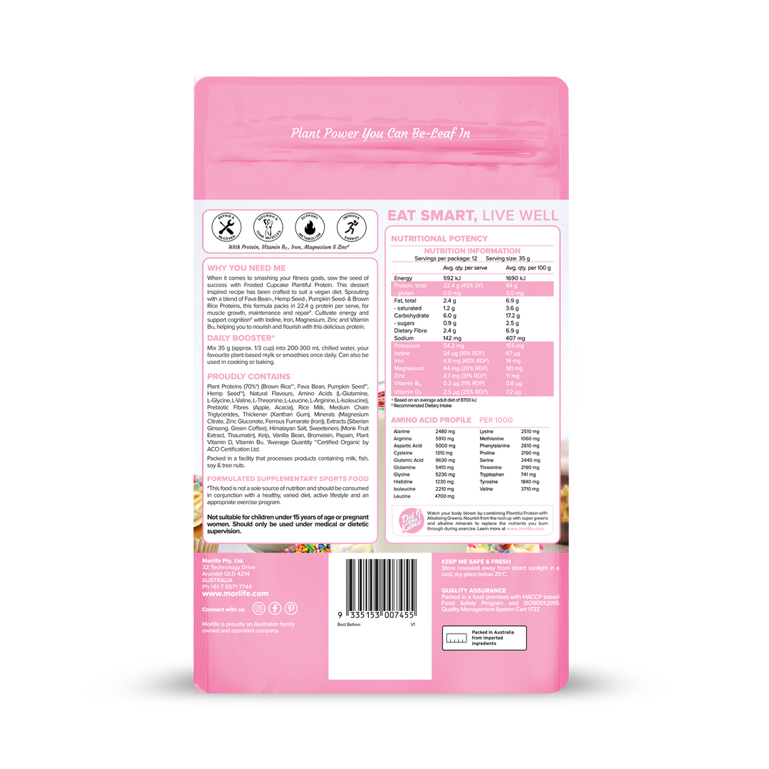 Plantiful Protein - Frosted Cupcake