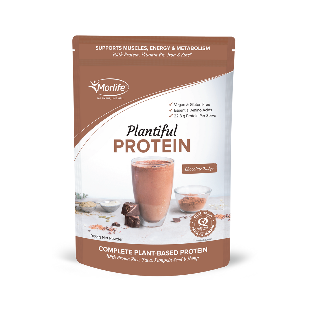 Morlife Plantiful Protein Chocolate Fudge 900g