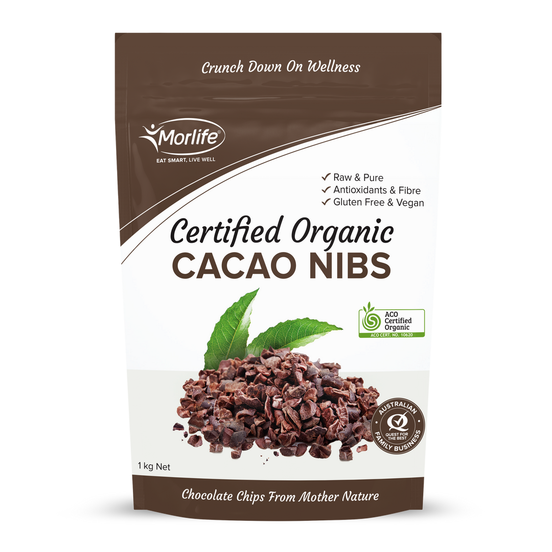Morlife Certified Organic Cacao Nibs 1kg