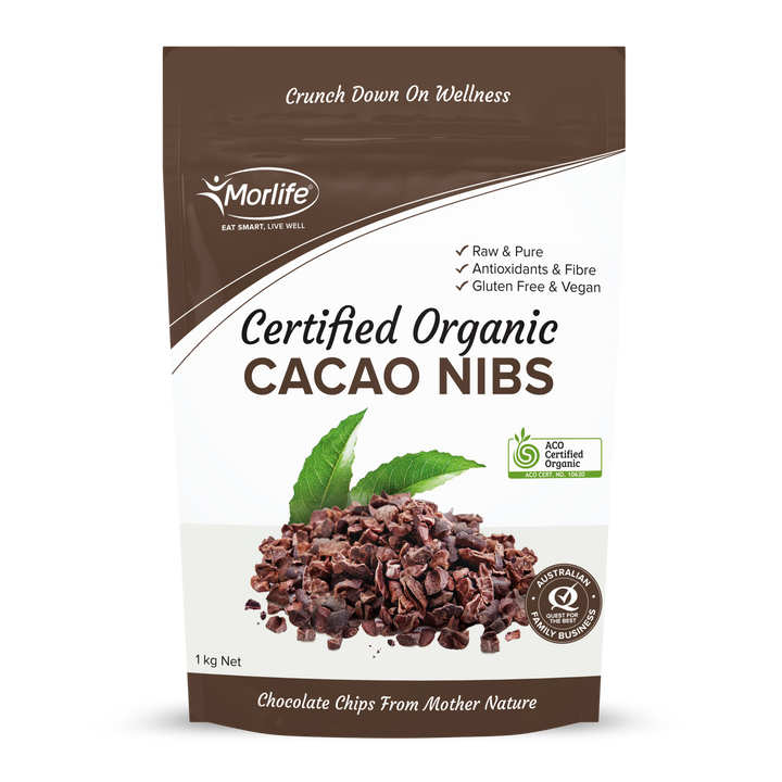 Morlife Certified Organic Cacao Nibs 1kg