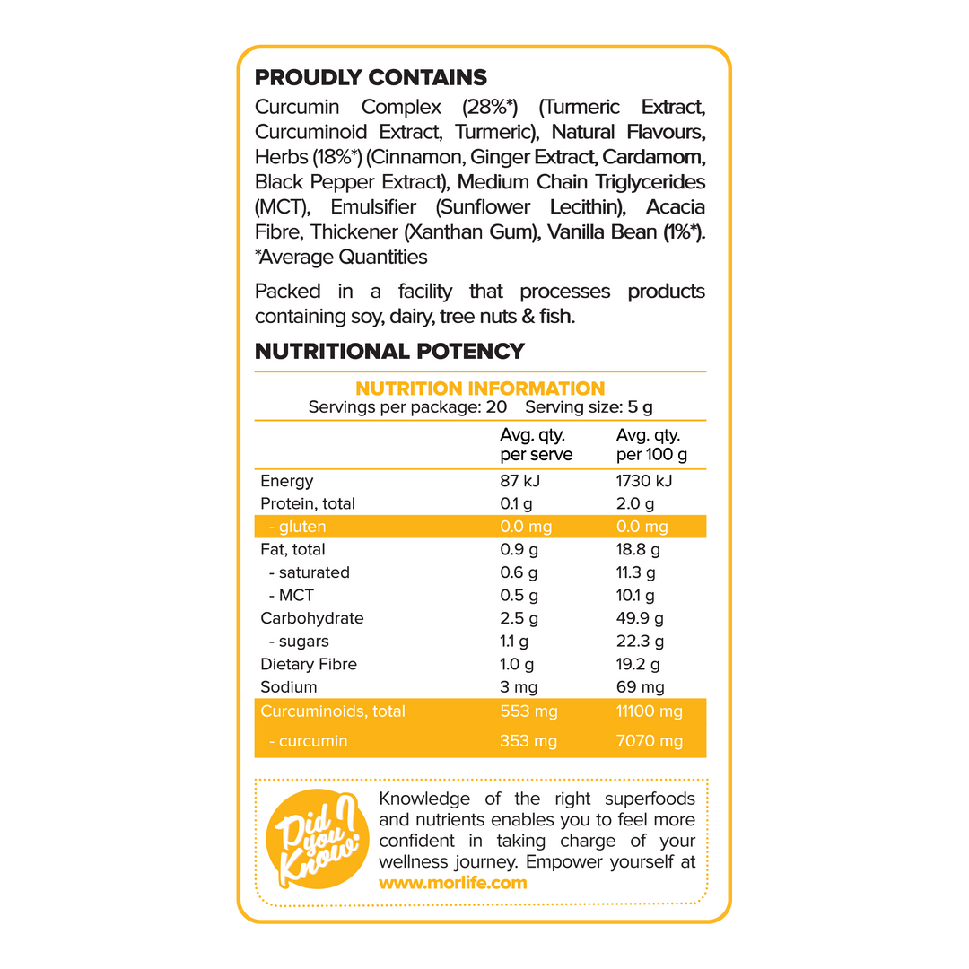 Spiced Vanilla Turmeric Latte