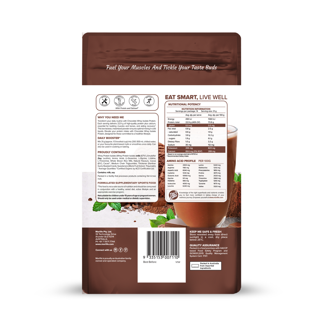 Whey Protein Isolate - Chocolate