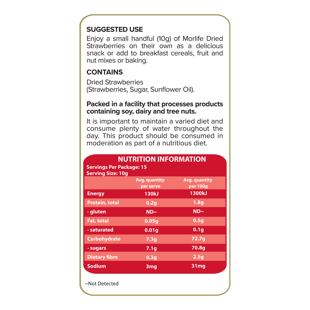 Dried Strawberries 150g