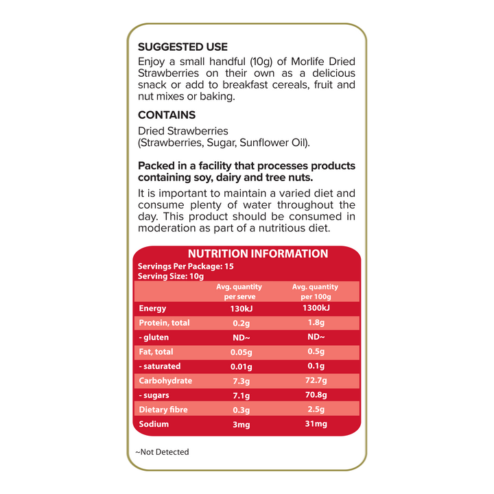 Dried Strawberries 150g