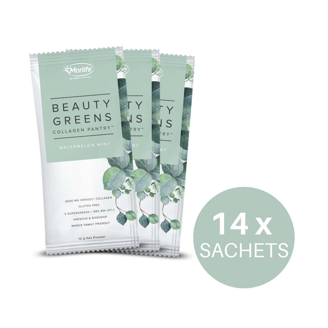 Morlife Beauty Collagen Greens Watermelon Mint Handy Pack