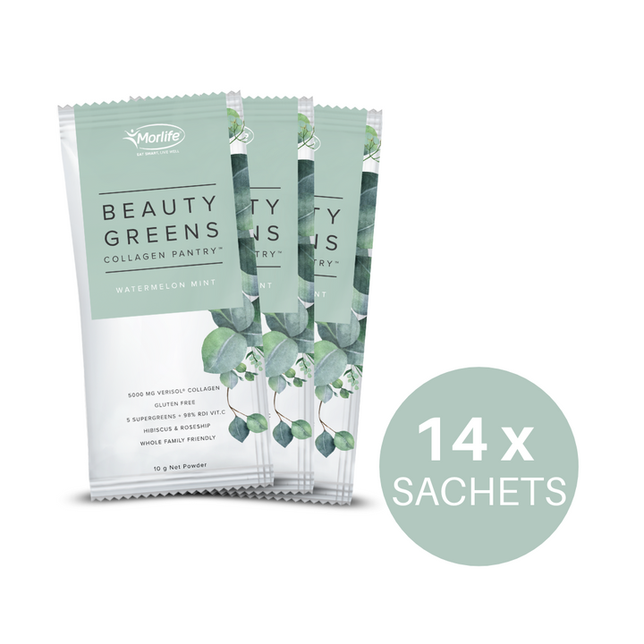 Morlife Beauty Collagen Greens Watermelon Mint Handy Pack