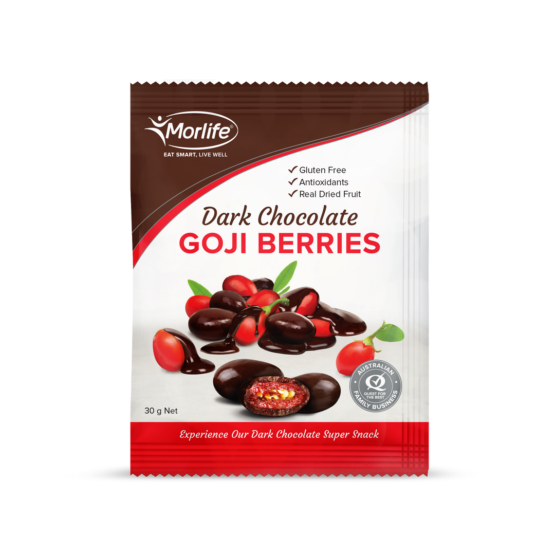 Morlife Dark Chocolate Goji Berries 30g