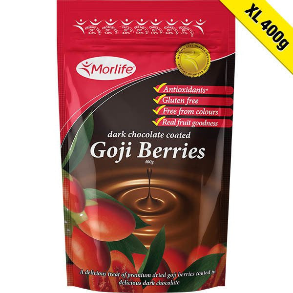 Morlife Dark Chocolate Goji Berries 400g