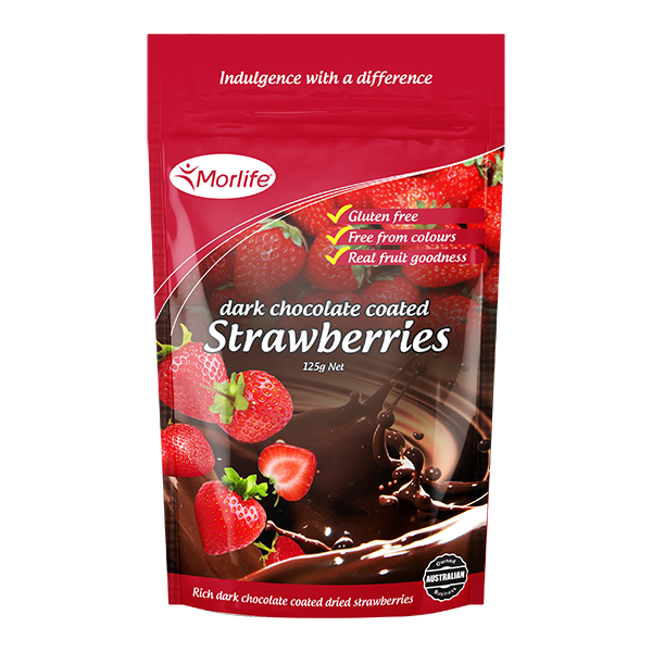 Dark Chocolate Strawberries 125g