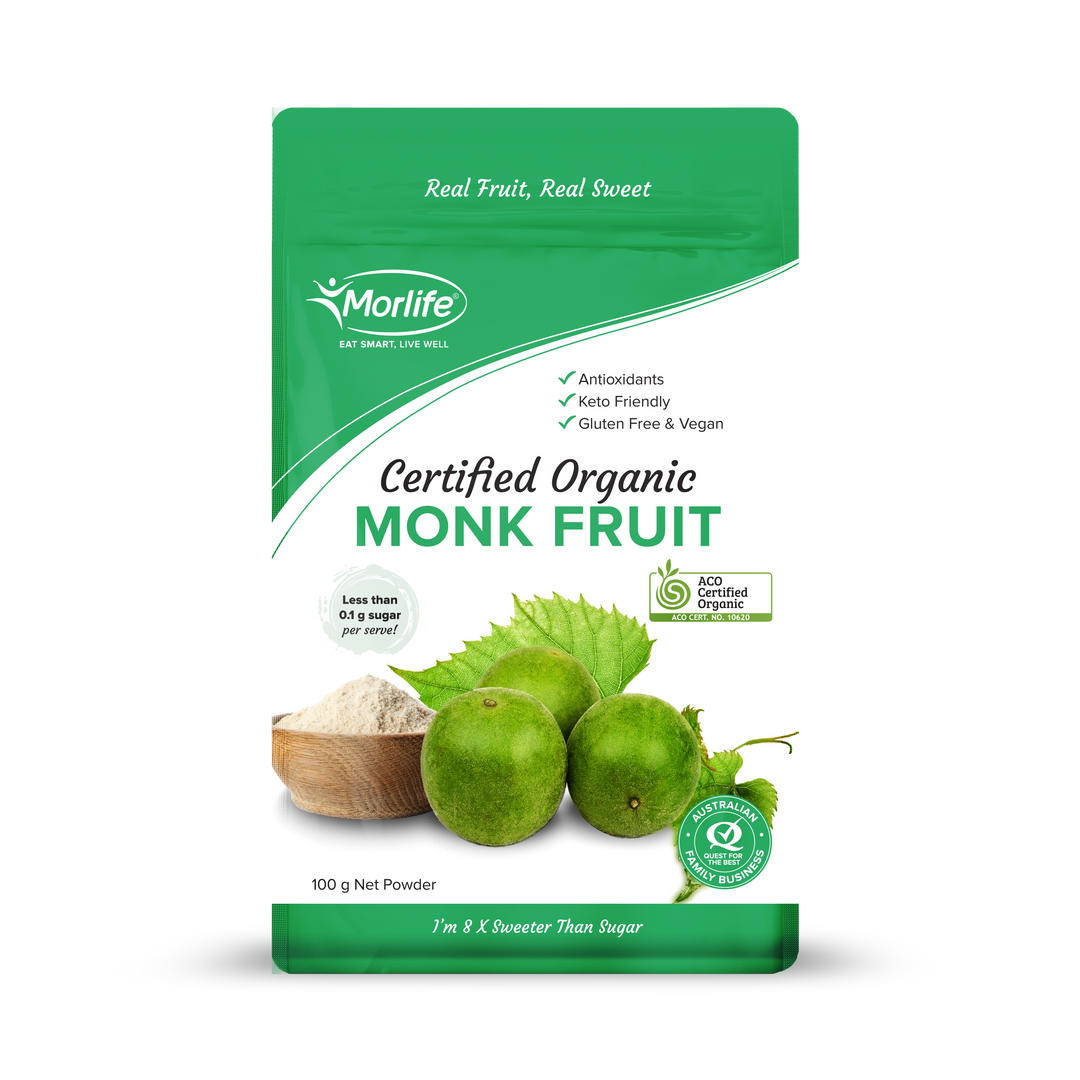 Morlife Certified Organic Monk Fruit 100g