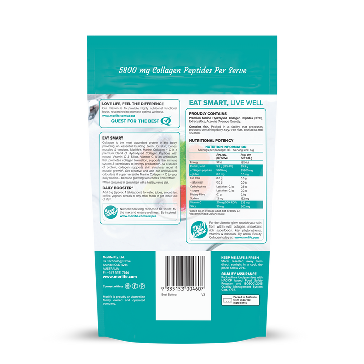 Morlife Marine Collagen + C 200g