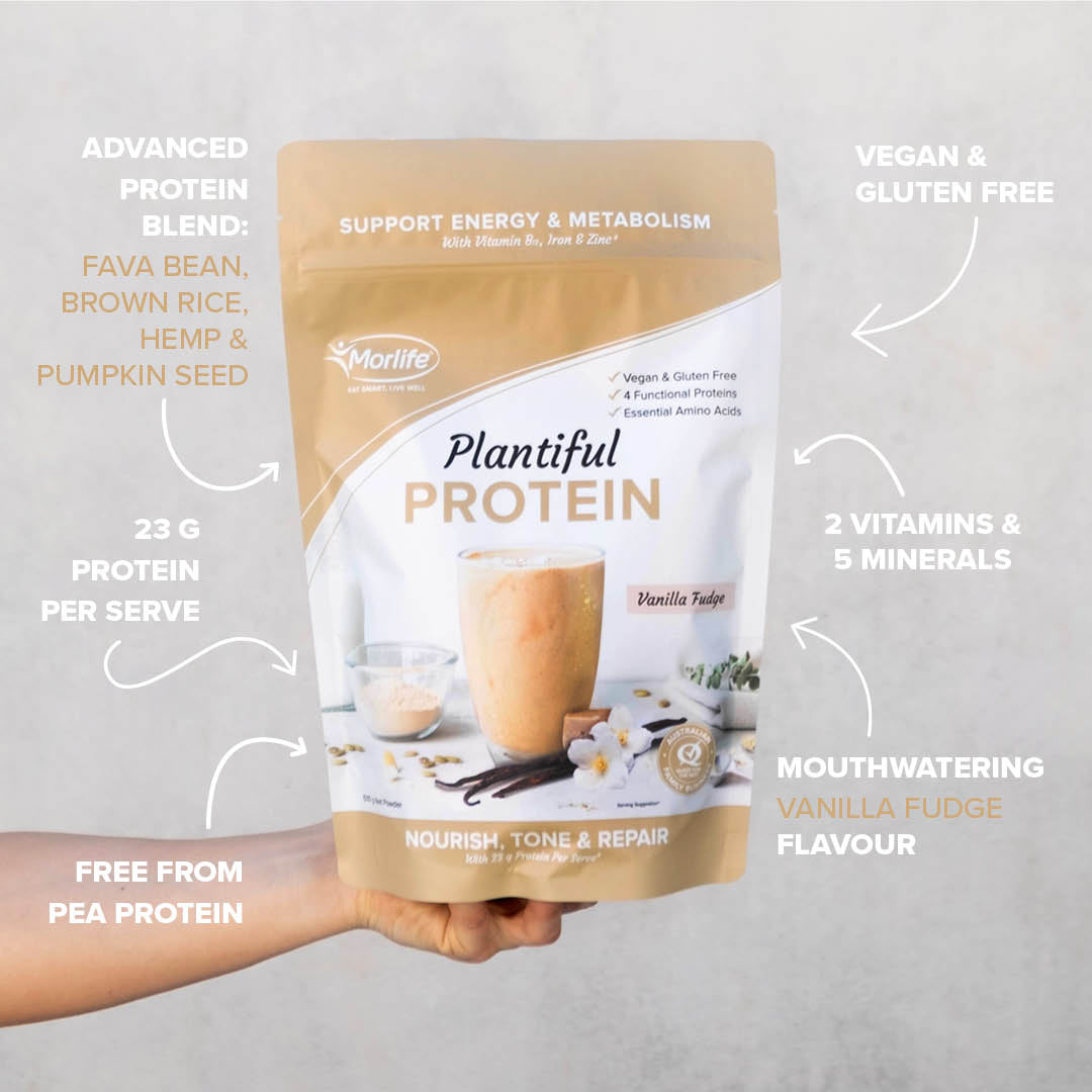 Morlife Plantiful Protein Vanilla Fudge