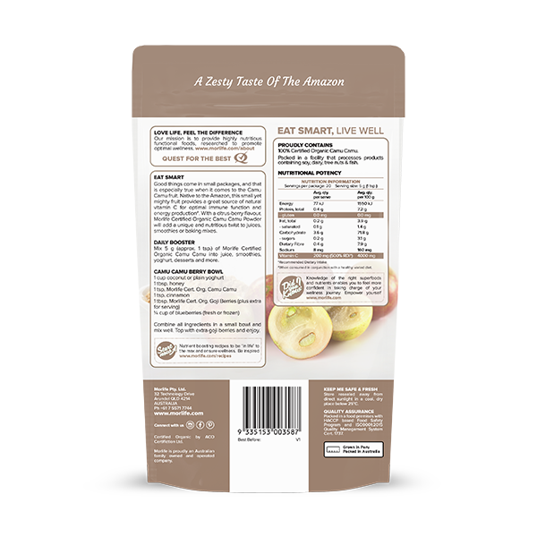 Camu Camu Fruit Powder Cert. Organic 100g